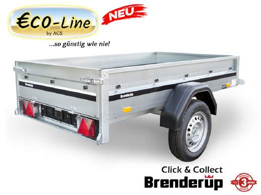 Brenderup 1205S-UB750   kippbar !