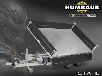 3S-Kipper Stahl Black-Edition Humbaur HTK3000.31
