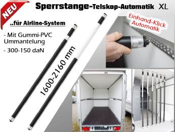 Sperrstange-Teleskop 21-xl, Alu-Airlinesystem