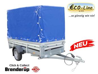 Brenderup 2270S-XLUB750 + Hochplane  Eco-Line