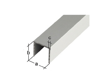 Alu-VU Profil / Meterware 35x35x2,0 mm