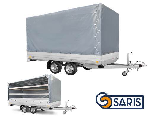 SARIS  PL356-184 2,7t mit Gewerbe-Hochplane 180cm