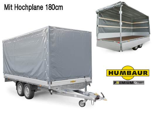 Humbaur Hochlader HT 254118 & Hochplane 180cm