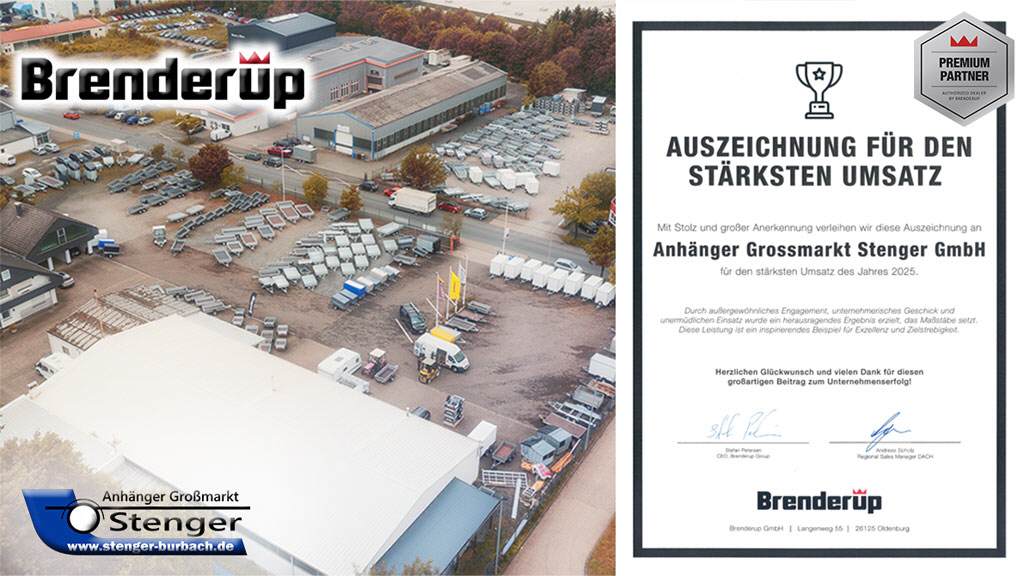 Auch 2025 wieder Europas gr&ouml;&szlig;ter Brenderup H&auml;ndler